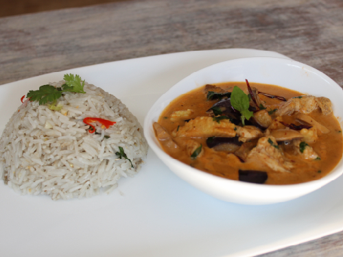 Chicken in Red Thai Curry