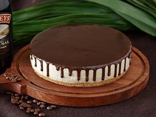 Coffee Irish Cream Cheese Cake