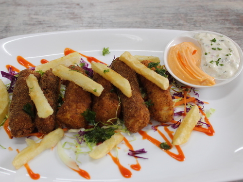Fish Fingers and Homemade Chips