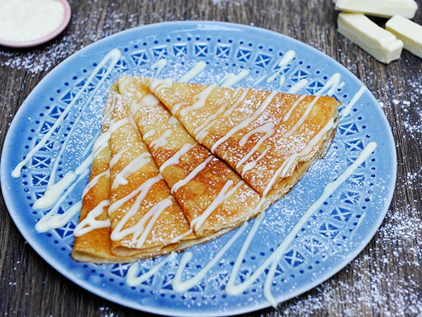 White Choconut Crepe