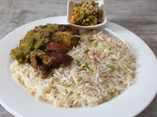 Thai Barbecue Chicken with Coconut Rice