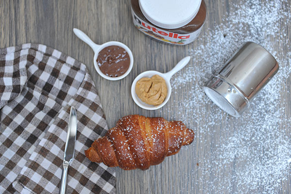 Nutella & Peanut Butter Croissant