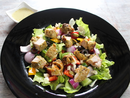 Greek Salad - Chicken