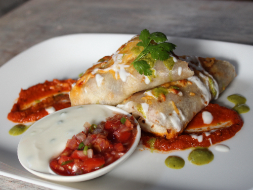 Baked Chicken Burrito