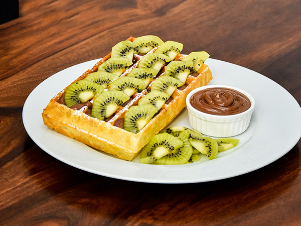 Nutella Kiwi Waffle