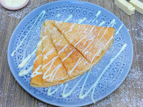 White Choconut Crepe