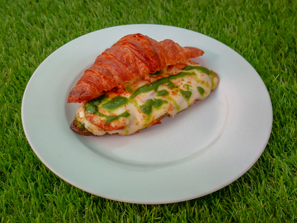 Croissant Pesto Toastie