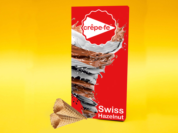 Swiss Hazelnut Waffle Cone Bar