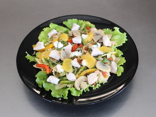 Chicken Farfalle Salad