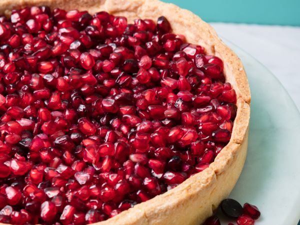 Pomegranate Chocolate Pie