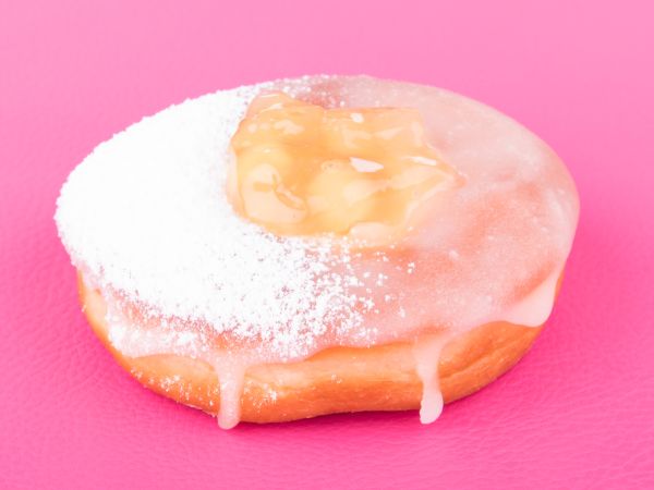 Vegan Apple Cider Glazed Donut