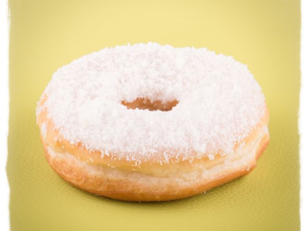 Vegan Coconut Glaze Donut