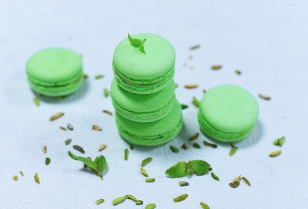 Pistachio Macarons