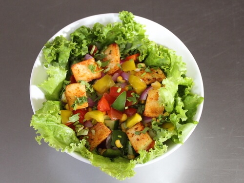 Veg Fajita Salad