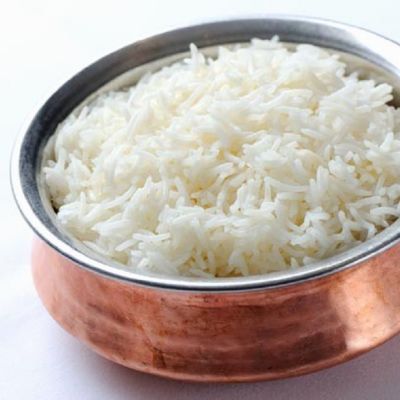 Steam Rice/Sada Chawal