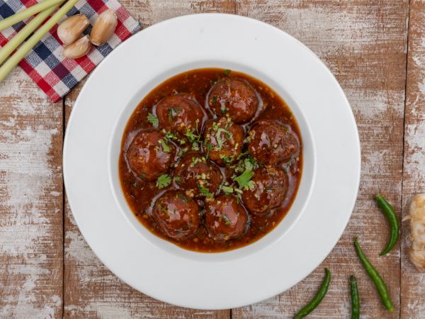 Chicken Manchurian with Gravy