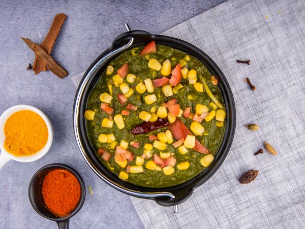 Corn Palak
