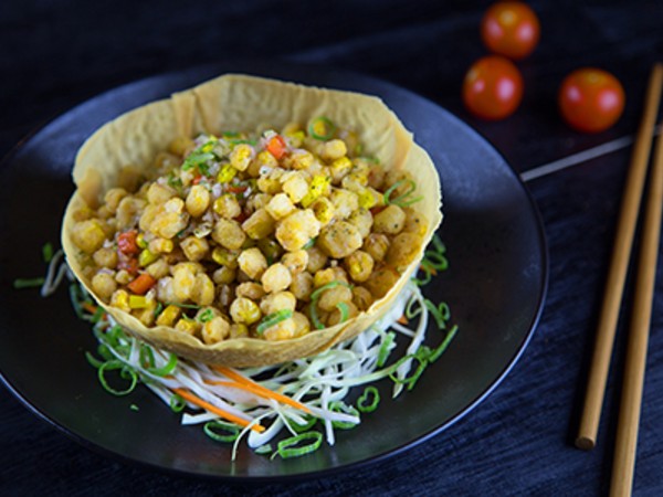 Crispy Corn with Kaffir Lime Salt
