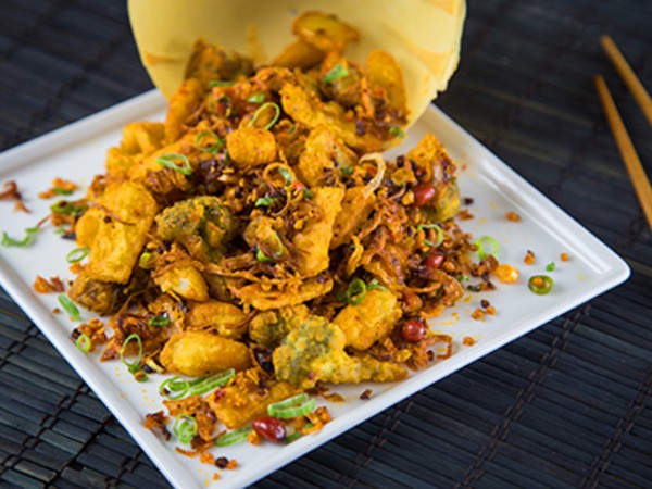 Vegetable Tempura with Oriental Spices