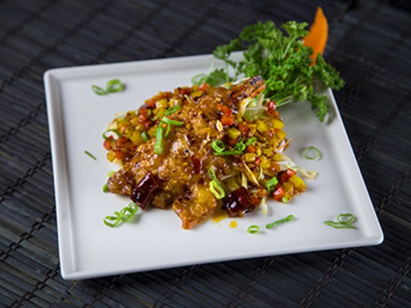 Jumbo Prawns Smoked Chilli