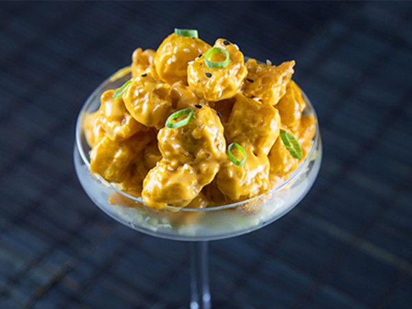 Creamy Sriracha Mayo Prawns