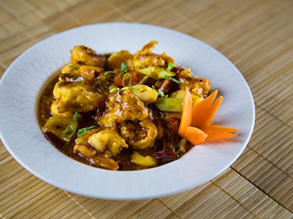 Prawns in a Smoked Chilli Sauce
