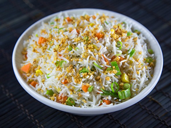 Vegetable Fried Rice Burnt Garlic