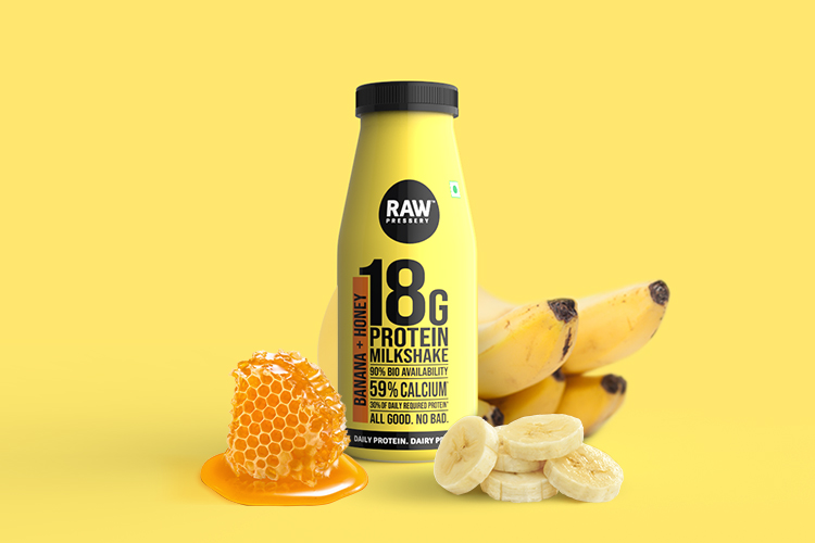 Raw Pressery-Honey Banana Milk Shake (200ml)