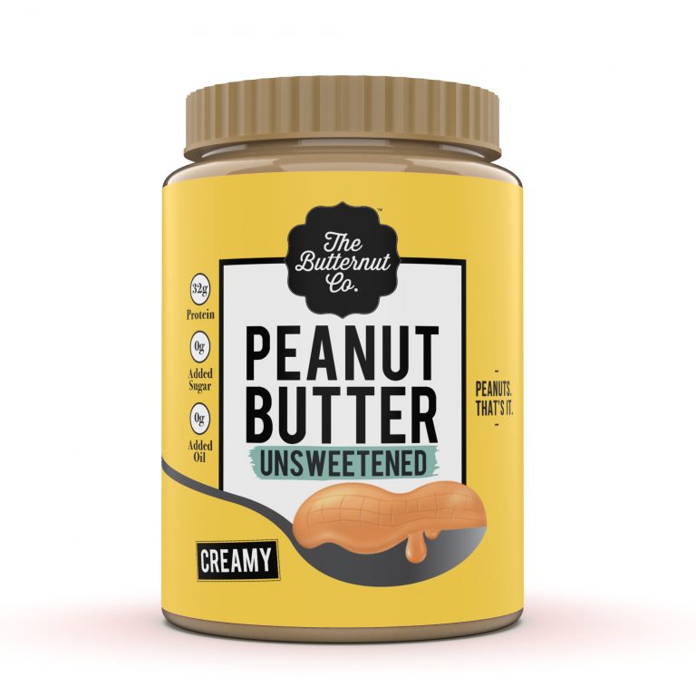 The Butternut Co- Unsweetened Peanut butter Creamy 340g