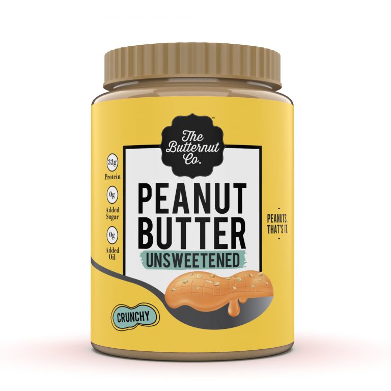 The Butternut Co- Unsweetened Peanut butter Crunchy-340g