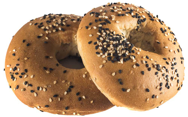 Bagel Sesame (Pack Of 2) 100% Wholewheat