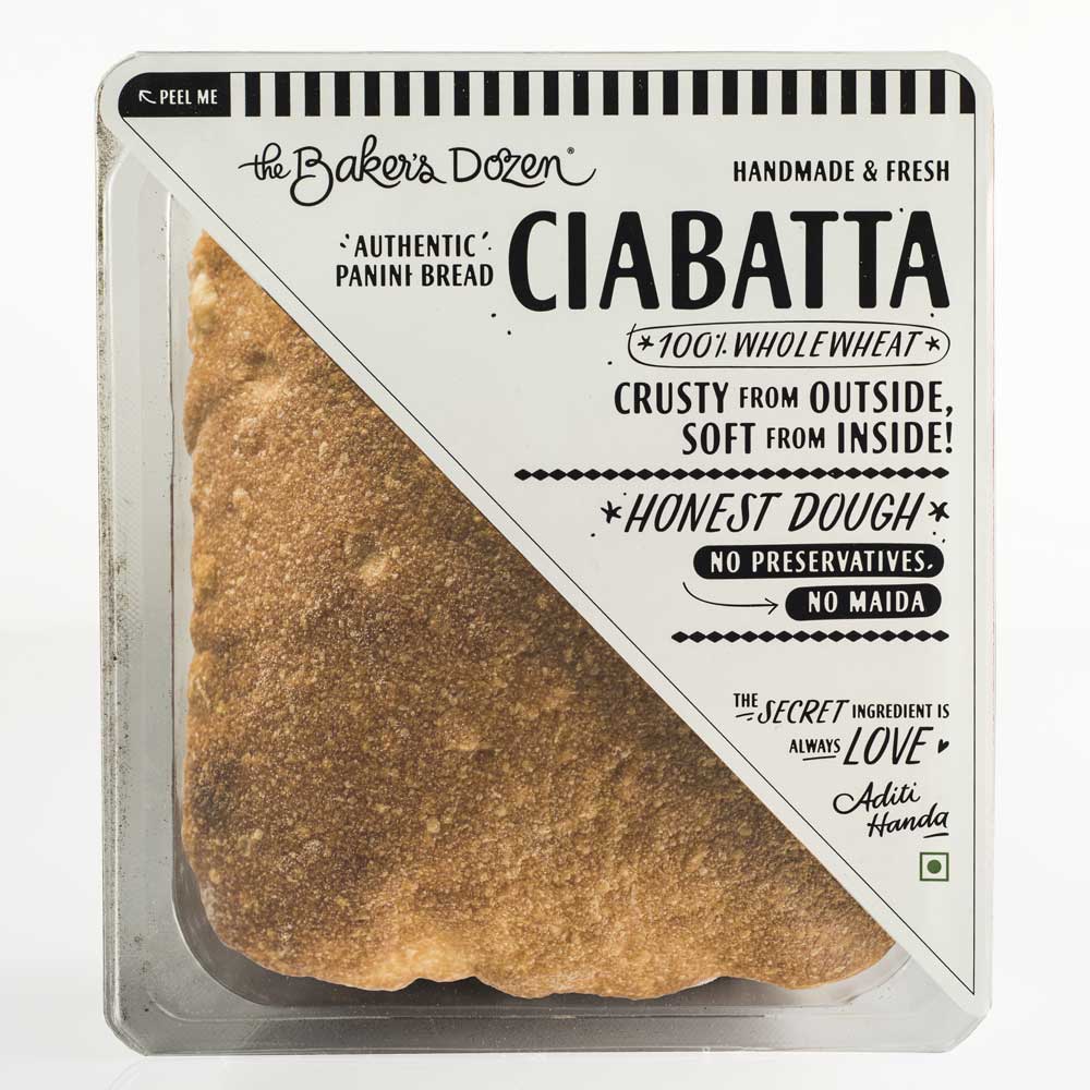 Ciabatta 100% Wholewheat