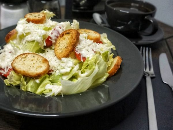 Salmon Caesar Salad