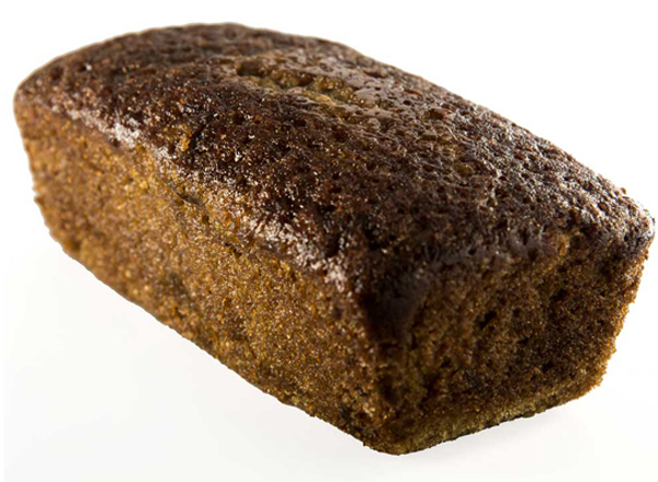 Banana Bread - two hundered gram 100% Wholewheat (Contains Egg)
