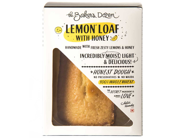 Lemon Loaf With Honey 100% Wholewheat