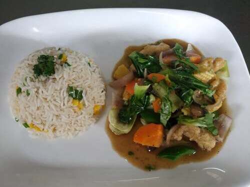 Pineapple Chicken & Fried Rice