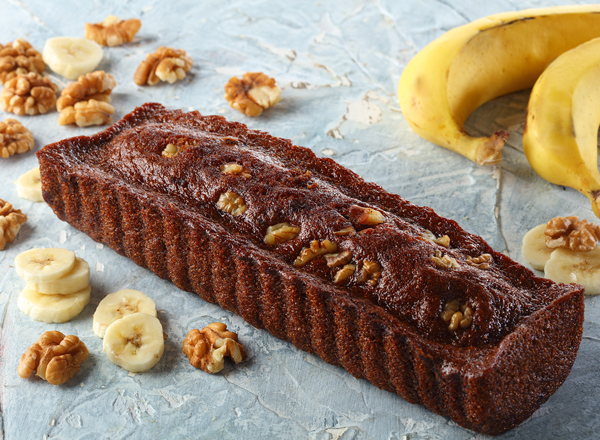 Banana Walnut Cake - 300 g 100% Wholewheat