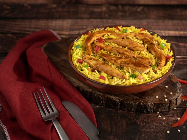 Chicken Strips and Rice