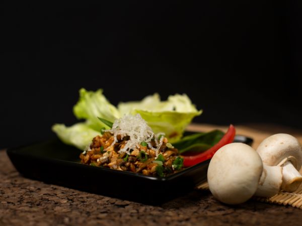 Tofu Fresh Mushroom Wraps