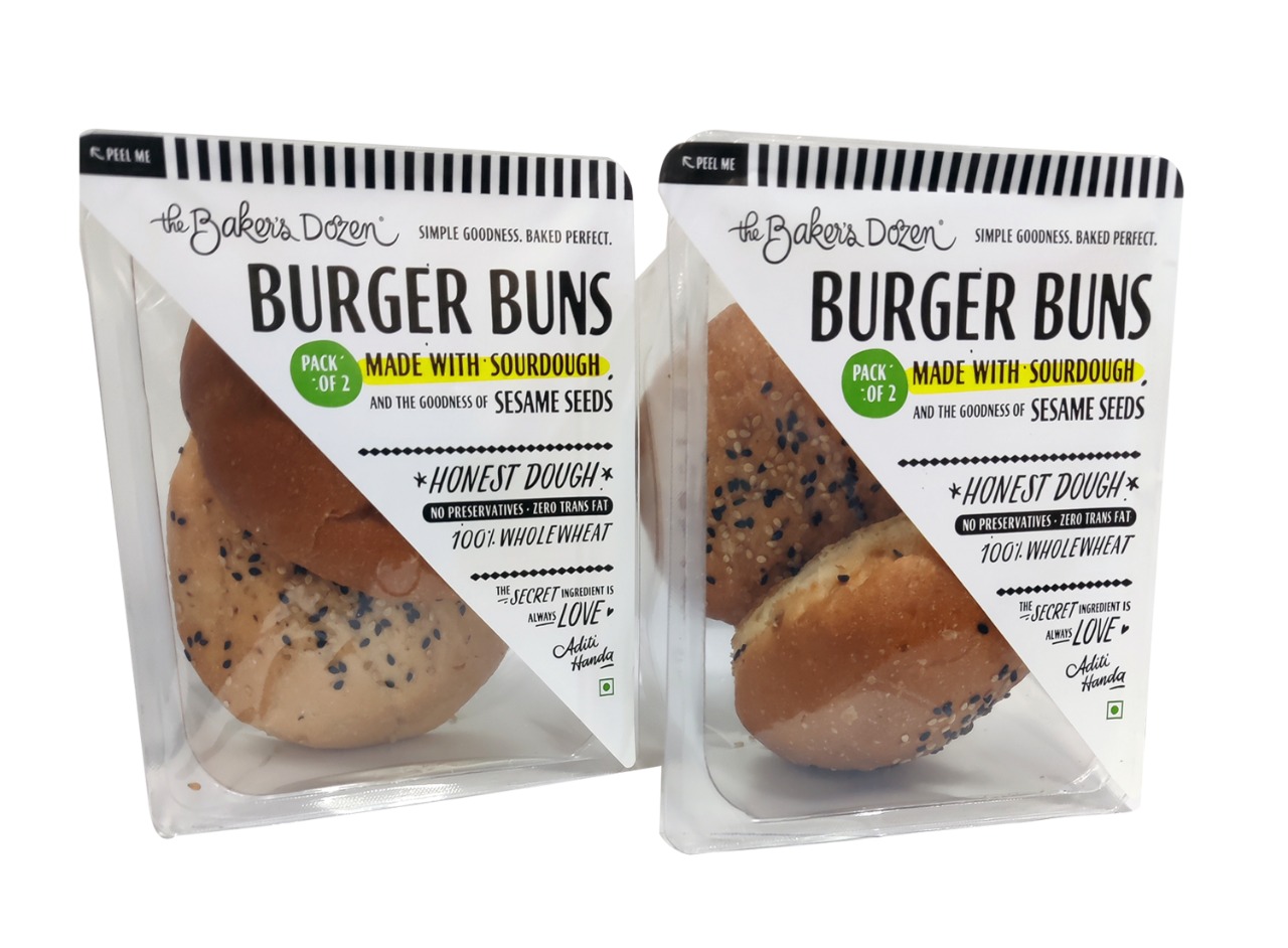 Burger Buns (Pack of 2)