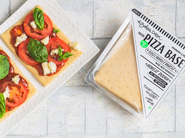 Pizza Base (Pack Of 4) (Sourdough) 100% Wholewheat
