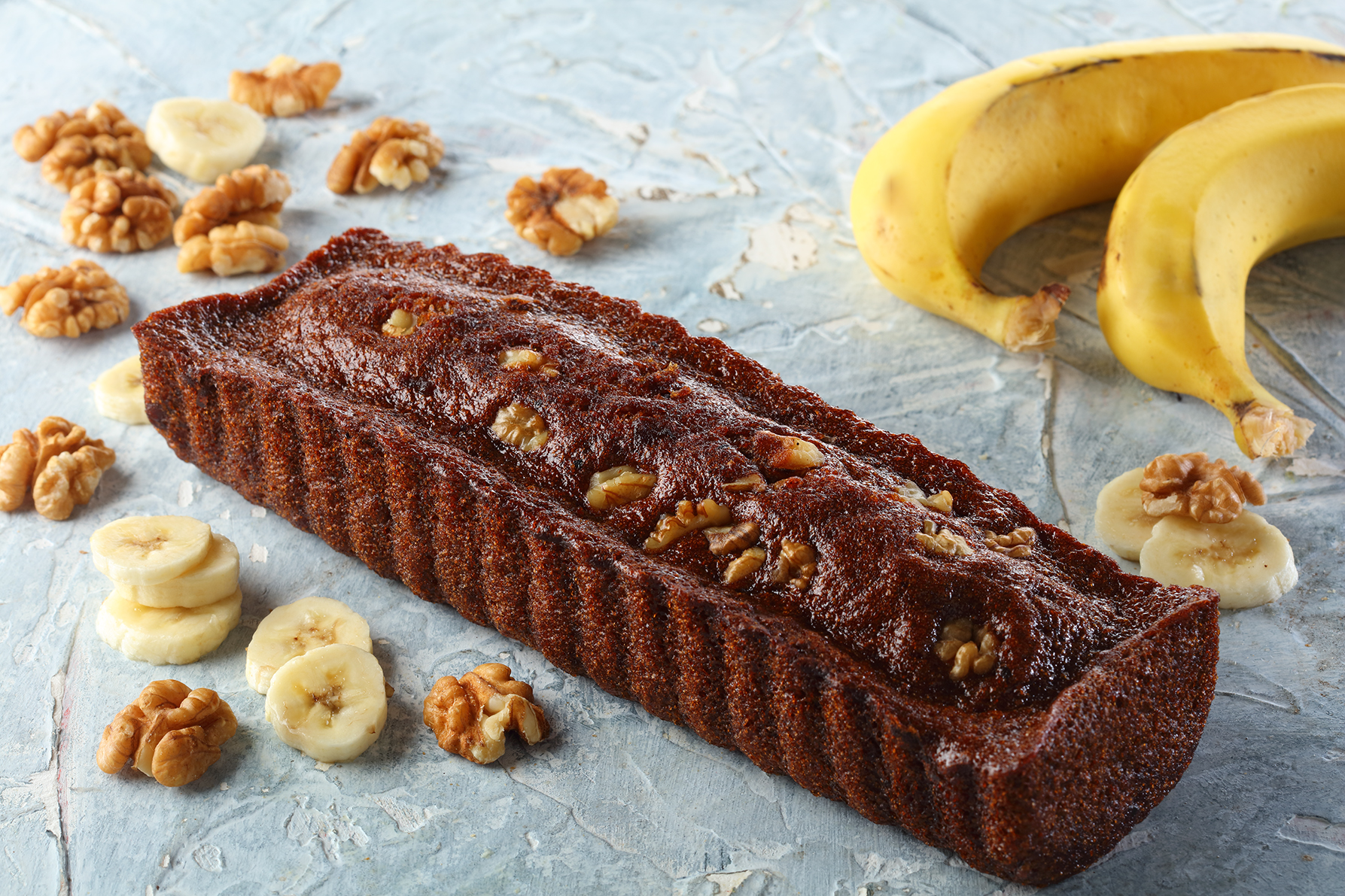 Banana Walnut Cake - 300 g 100% Wholewheat