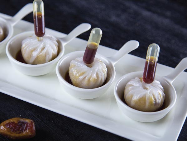 Date and Coconut Steamed Dumplings