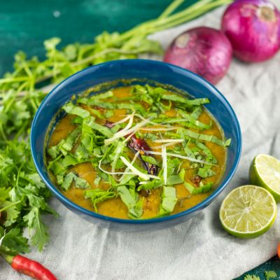 Dal with Palak