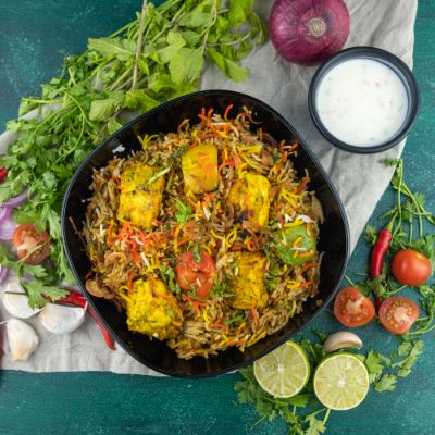 Paneer Tikka Biryani