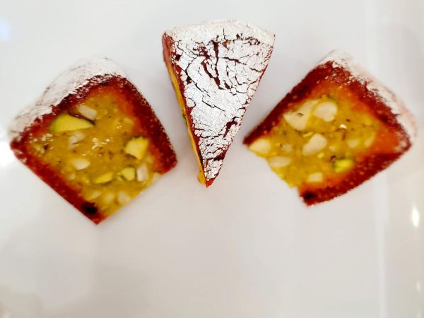 Dry Fruit Diamond Cake