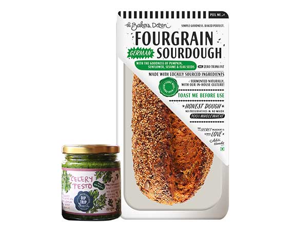 Fourgrain + Celery Pesto