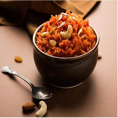 Gajar Halva ( Made with Desi ghee and Loaded with Dry Fruits)