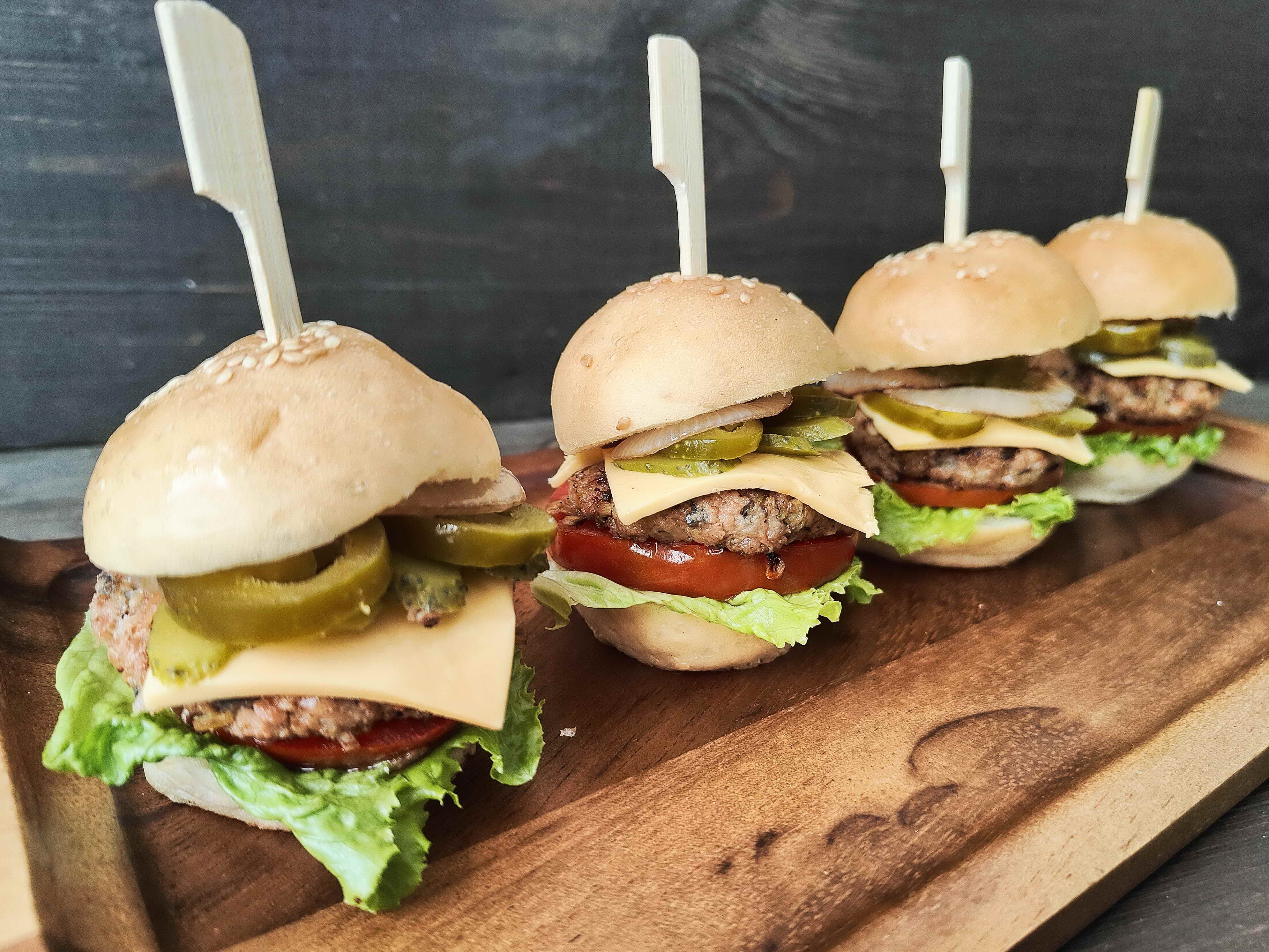 Truffled Shroom Veg. Sliders( 4 Pcs.)
