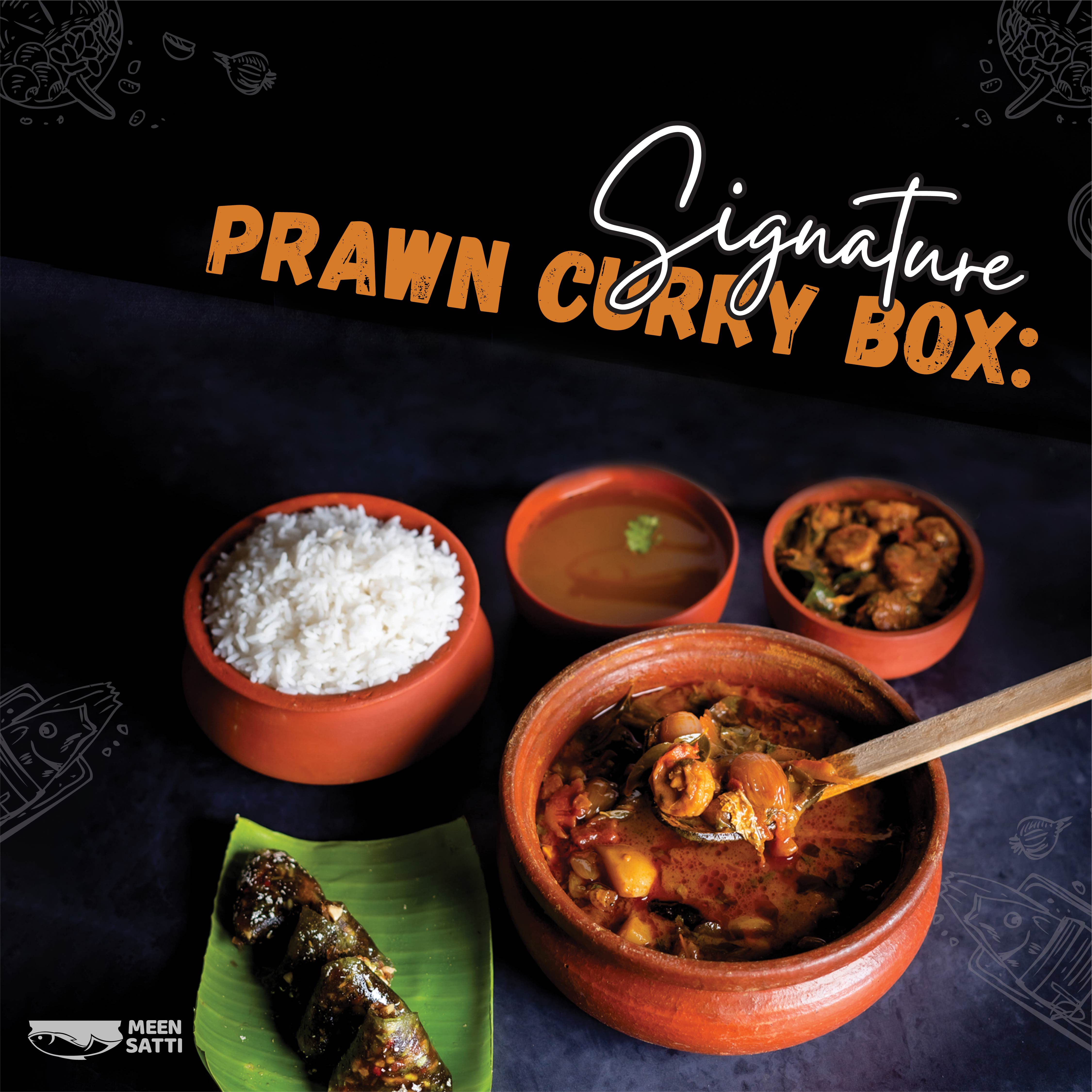 Prawn Curry Mini Rice Box (Serves 2)
